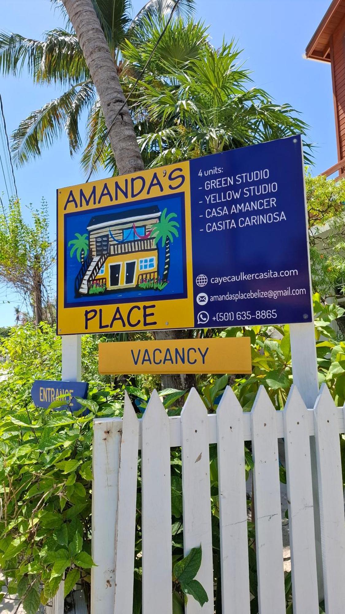 Amanda'S Place Casa Amancer - Sea View, Pool And Tropical Garden Caye Caulker Eksteriør billede