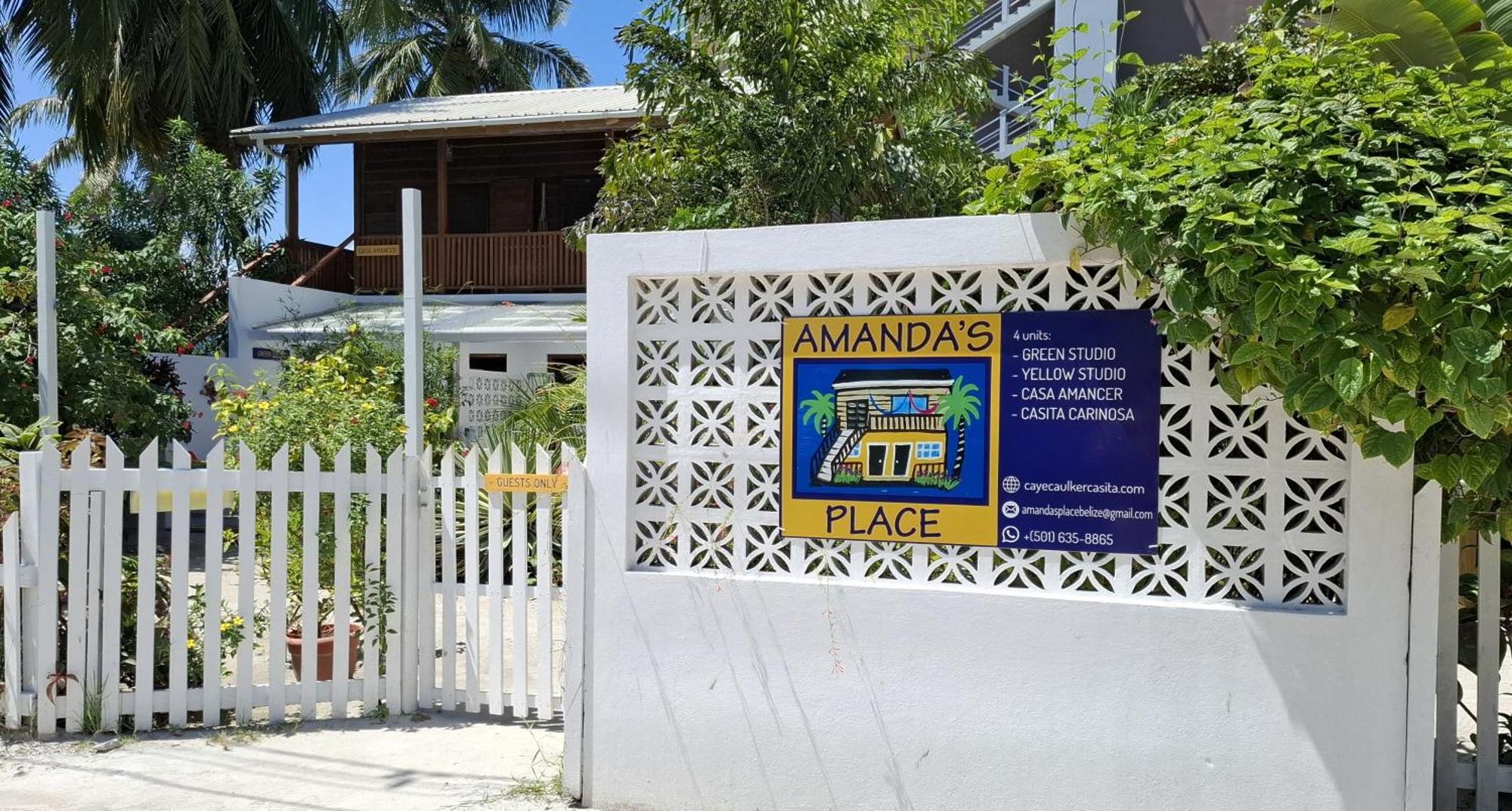 Amanda'S Place Casa Amancer - Sea View, Pool And Tropical Garden Caye Caulker Eksteriør billede