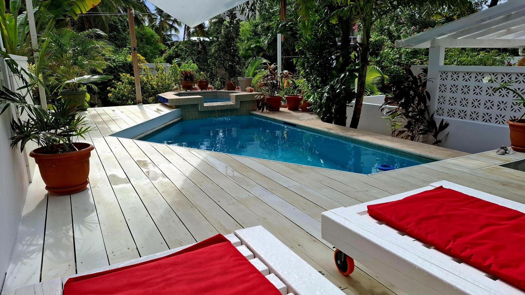 Amanda'S Place Casa Amancer - Sea View, Pool And Tropical Garden Caye Caulker Eksteriør billede